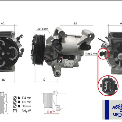 Duster Sandero Logan Klima Komprasörü 1.5 Dci K9k 926005154R